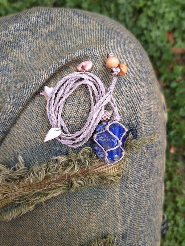 گردنبند سنگی لاجورد