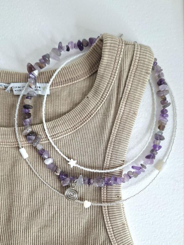 گردنبند چیپسی آمیتیست