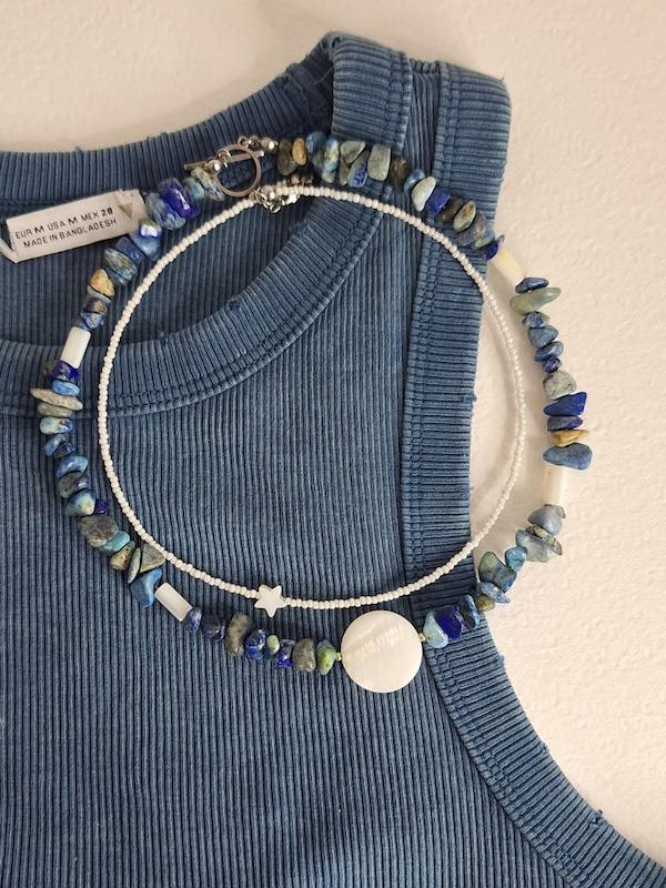 گردنبند چیپسی لاجورد