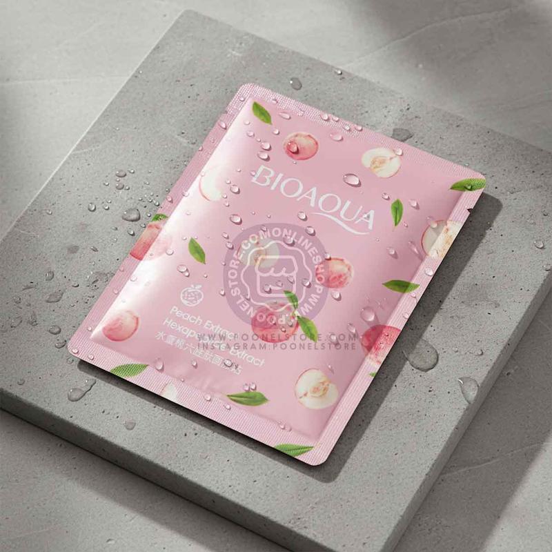 ماسک میوه ای اورجینال رایحه هلو مناسب برای صورت، نرم کننده، مرطوب کننده، آبرسان، مناسب برای انواع پوست OriGinal Honey Peach Hexapeptide MoisturizinG Face Sheet Mask 25G HydratinG Pakistan