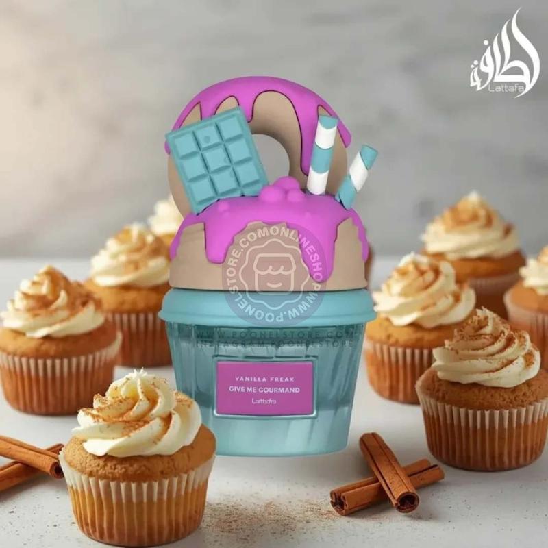 +ویدیو عطر پینترستی لطافه نسخه اورجینال مدل وانیلا فریک گیو می گورماند LATTAFA GIVE ME GOURMAND VANILLA FREAK EAU DE PARFUM SPRAY WOMEN 2.53 Oz 75 ml