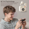 هندزفری وایرلس اسنپ ساند مدل دوربین عکاسی، هدست وایرلس پینترستی اسنپ ساند Snap Sound KFG Retro Camera Style Wireless Earbuds Bluetooth 5.3 3D Sound Hi-Fi Audio Available in Green