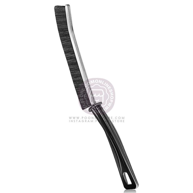 براش پرتابل مناسب برای نظافت لوازم منزل، لوازم خودرو، لوازم شخصی و ابزار آلات Crevice Gap CleaninG Brush, Hard Bristle Brushes for Small Spaces CleaninG, Thin Bathroom Gap CleaninG Brush, Gap Brush Suitable for Kitchen Surfaces, Windows Groove, Tiles & Faucets