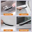 براش پرتابل مناسب برای نظافت لوازم منزل، لوازم خودرو، لوازم شخصی و ابزار آلات Crevice Gap CleaninG Brush, Hard Bristle Brushes for Small Spaces CleaninG, Thin Bathroom Gap CleaninG Brush, Gap Brush Suitable for Kitchen Surfaces, Windows Groove, Tiles & Faucets