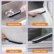 براش پرتابل مناسب برای نظافت لوازم منزل، لوازم خودرو، لوازم شخصی و ابزار آلات Crevice Gap CleaninG Brush, Hard Bristle Brushes for Small Spaces CleaninG, Thin Bathroom Gap CleaninG Brush, Gap Brush Suitable for Kitchen Surfaces, Windows Groove, Tiles & Faucets