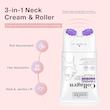 کرم کلاژن سادور SADOER Neck FirminG Cream With Dual MassaGe Rollers LiftinG Moisturizer For Fine Lines & Elasticity & Jawline HydratinG Décolleté Cream 3.8 oz