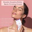 کرم کلاژن سادور SADOER Neck FirminG Cream With Dual MassaGe Rollers LiftinG Moisturizer For Fine Lines & Elasticity & Jawline HydratinG Décolleté Cream 3.8 oz