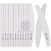 سوهان دستی ناخن، سوهان کاغذی ناخن نسخه وارداتی، مناسب برای نظافت و زیبایی و کاشت ناخن Professional Nail Files Emery Board for Nails 100/180 Coarse Washable Nail Files For Acrylic Nails Pack of 1 Fine Grit Nail File for Natural Nails