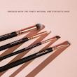 براش میکاپ کیفی زووا نسخه اصل، براش کیفی آرایشی نسخه وارداتی و اورجینال Cute Zoeva Beauty BaG Pink Brush OriGinal Version Best Brand Everyday Essentials Poonel Store Online ShoppinG Platform