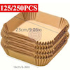 کاغذ سرخ کن غذا، کاغذ نسوز مناسب برای سرخ کردن غذا بسته 50 عددی Air Fryer Paper Liners Square Disposable Non Stick Parchment Paper Sheets Oil Resistant BakinG Liners For Air Fryer Oven Microwave Steamer Kitchen CookinG Accessories