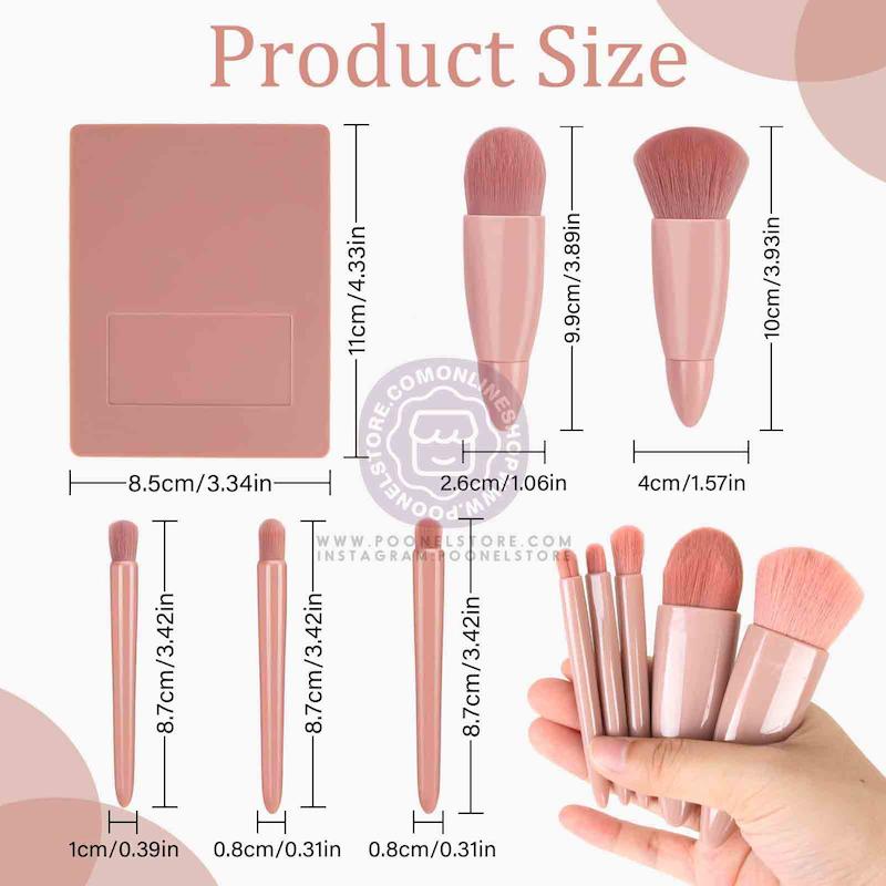 براش میکاپ استندی، براش استند دار آرایشی نسخه وارداتی Cute Beauty Stand Brush Original Version Best Brand Everyday Essentials Poonel Store