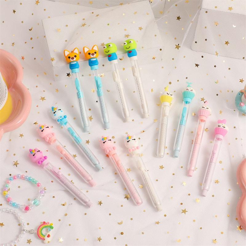 پاکن اتودی پینترستی پاستیلی، استفاده راحت مناسب برای دانش آموز و دانشجو Creative Cartoon Cute Press Eraser For Students Clean Traceless And Low Scrap Eraser Astronaut