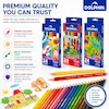 مدادرنگی پرمیوم آرتیست سافت کر دولفین جعبه ای نسخه وارداتی اورجینال پکیج ۲۴ عددی Dolphin ColourinG Pencils 24 Colours Premium Coloured Pencil Set for Kids Students & Artists Soft Core Colour Pencils for DrawinG SketchinG ColourinG Books & School Break Resistant Leads