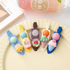گیره مو سیلیکونی فانتزی مدل بستنی girls fancy silicone hair clip ice cream model code 610025 www.poonelstore.com