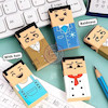 پاکن پینترستی کچل شو، پاکن فانتزی مدل مرد کچل جذاب نسخه وارداتی بسته 4 عددی Funny BaldinG Man Eraser Children For WritinG DrawinG Easy Erase Pencil For School Office Supplies Funny Bald Rubber Eraser