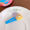 گیره مو سیلیکونی فانتزی مدل فود girls fancy silicone hair clip foods model code 519021 www.poonelstore.com