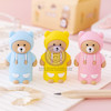مدادتراش فانتزی سیلیکونی مدل خرسی cute fancy students bear model sharpener code 800145 www.poonelstore.com