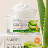 فیس کرم آبرسان و روشن کننده قدرتمند صورت سادور رایحه آلوئه ورا نسخه اصل Best Skin Facial Cream SADOER Aloe Vera HydratinG RefreshinG Face Cream SoothinG Oil Control Deep NourishinG BriGhten Dark Skin