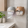 +ویدیو هولدر و ارگانیزر پرتابل پینترستی سیلیکونی دستمال کاغذی و نایلکس مدل خرسی Cartoon Bear Kitchen Towel Rack Multipurpose Face Towel OrGanization Holder for Home Kitchen Wash Face Towel Rack Kitchen Towel Rack Gray And Brown
