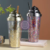 اسموتی فلاسک کریستال سیلیکونی فیلتردار مدل بستنی خامه ای حجم 400 میلی لیتر cute ice cream smoothie mug cristal cilicon flask code 20236521