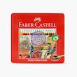 مدادرنگی فابرکاستل اورجینال جعبه فلزی مدل کلاسیک ۲۴ عددی پوونل استور faber castell 24 color pencils classic orginal model iron box www.poonelstore.com