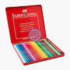 مدادرنگی فابرکاستل اورجینال جعبه فلزی مدل کلاسیک ۲۴ عددی پوونل استور faber castell 24 color pencils classic orginal model iron box www.poonelstore.com