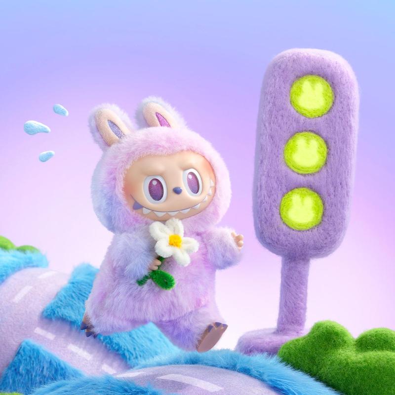 پاپ مارت عروسک سورپرایزی ایستاده هیولای لبوبو سری انرژی Pop Mart Labubu The Monsters Big Into Energy Series Vinyl Plush Pendant Blind Box Poonel Store
