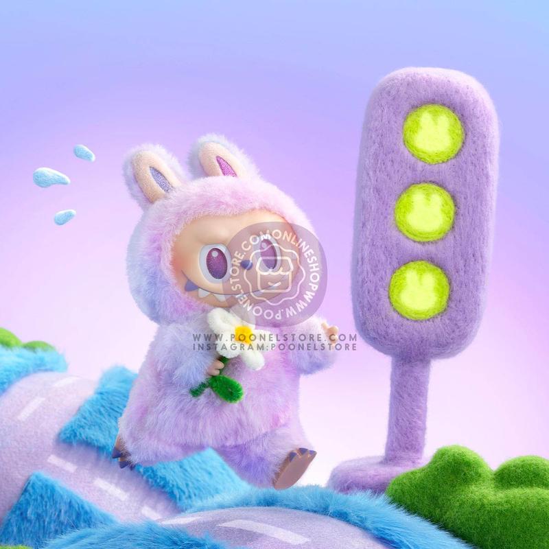 پاپ مارت عروسک سورپرایزی ایستاده هیولای لبوبو سری انرژی Pop Mart Labubu The Monsters Big Into Energy Series Vinyl Plush Pendant Blind Box Poonel Store