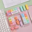 ماژیک هایلایتر/ماژیک علامت زن پاستیلی بوو کد 10556877 Fuutreo 4 or 6 Pcs Cute Mini Bear Highlighter Pens Kawaii Highlighter Set Back to School Gift Assorted Pastel Colors Chisel Tip Marker Pens for Kids Students Adults School Office Supplies