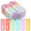ماژیک هایلایتر/ماژیک علامت زن پاستیلی بوو کد 10556877 Fuutreo 4 or 6 Pcs Cute Mini Bear Highlighter Pens Kawaii Highlighter Set Back to School Gift Assorted Pastel Colors Chisel Tip Marker Pens for Kids Students Adults School Office Supplies