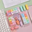 ماژیک هایلایتر/ماژیک علامت زن پاستیلی بوو کد 10556877 Fuutreo 4 or 6 Pcs Cute Mini Bear Highlighter Pens Kawaii Highlighter Set Back to School Gift Assorted Pastel Colors Chisel Tip Marker Pens for Kids Students Adults School Office Supplies