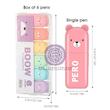 ماژیک هایلایتر/ماژیک علامت زن پاستیلی بوو کد 10556877 Fuutreo 4 or 6 Pcs Cute Mini Bear Highlighter Pens Kawaii Highlighter Set Back to School Gift Assorted Pastel Colors Chisel Tip Marker Pens for Kids Students Adults School Office Supplies