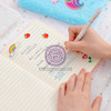 دفتر پولیشی دانش آموزی مدل یونیکورن/اسب تکشاخ کد 40026619 zgmyc kids cute unicorn diary journal rainbow fuzzy plush notebook writing planner for school office supplies