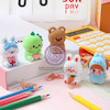 مدادتراش فانتزی/پینترستی سیلیکونی کد 14409478 silicone cartoon cute mini portable pencil sharpener optimal for elementary school students with desktop ornament appeal