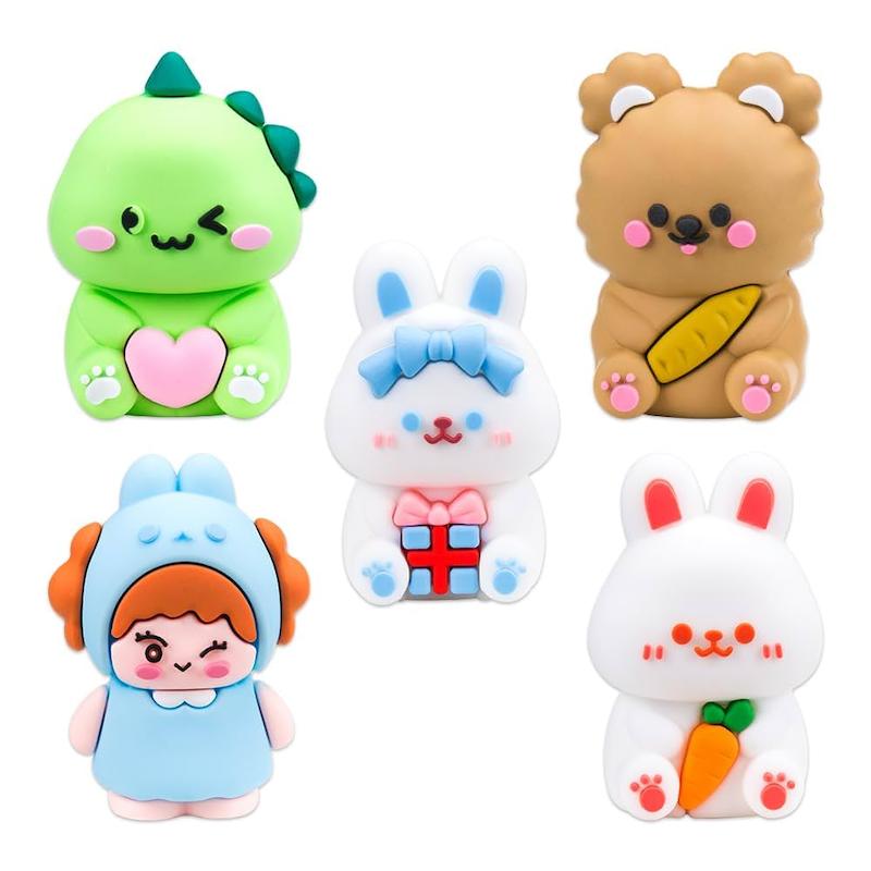 مدادتراش فانتزی/پینترستی سیلیکونی کد 14409478 silicone cartoon cute mini portable pencil sharpener optimal for elementary school students with desktop ornament appeal