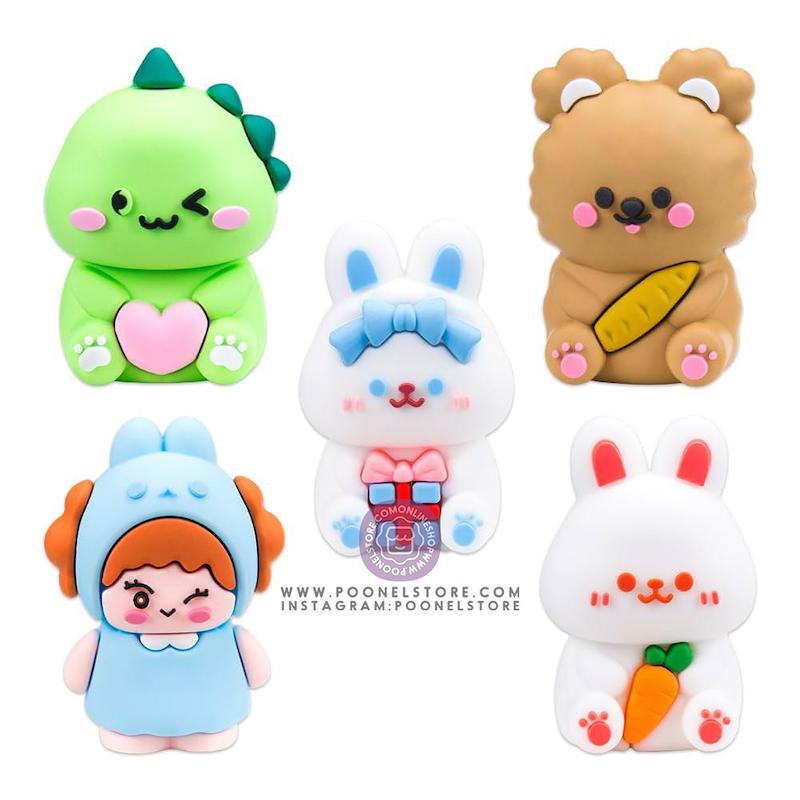 مدادتراش فانتزی/پینترستی سیلیکونی کد 14409478 silicone cartoon cute mini portable pencil sharpener optimal for elementary school students with desktop ornament appeal