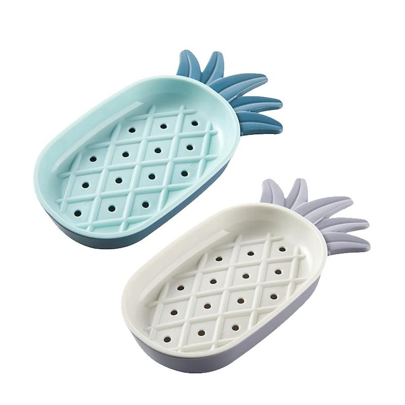هولدرصابون فانتزی، جاصابونی پینترستی مدل آناناس soap holder creative pineapple shape drain soap box soap storage box easy clean soap dishes holder bathroom supply