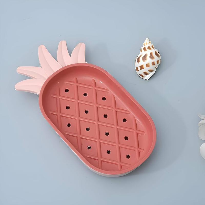 هولدرصابون فانتزی، جاصابونی پینترستی مدل آناناس soap holder creative pineapple shape drain soap box soap storage box easy clean soap dishes holder bathroom supply