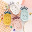 هولدرصابون/جاصابونی پینترستی کد 78555207 soap holder creative pineapple shape drain soap box soap storage box easy clean soap dishes holder bathroom supply