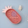 هولدرصابون/جاصابونی پینترستی کد 78555207 soap holder creative pineapple shape drain soap box soap storage box easy clean soap dishes holder bathroom supply