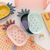 هولدرصابون فانتزی، جاصابونی پینترستی مدل آناناس soap holder creative pineapple shape drain soap box soap storage box easy clean soap dishes holder bathroom supply