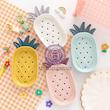 هولدرصابون/جاصابونی پینترستی کد 78555207 soap holder creative pineapple shape drain soap box soap storage box easy clean soap dishes holder bathroom supply