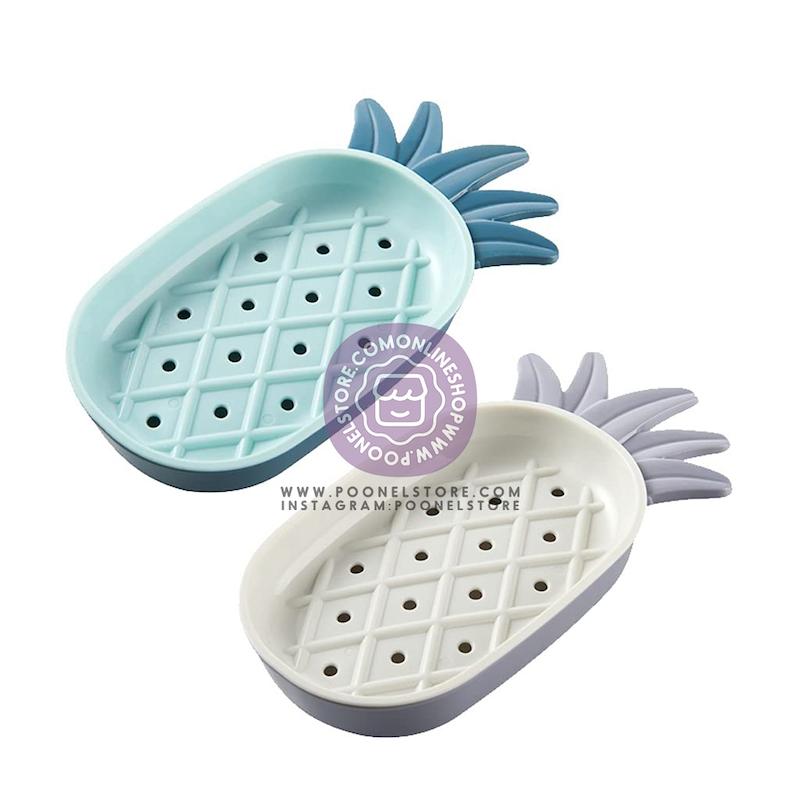 هولدرصابون فانتزی، جاصابونی پینترستی مدل آناناس soap holder creative pineapple shape drain soap box soap storage box easy clean soap dishes holder bathroom supply