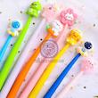 خودکار ژله ای سیلیکونی فانتزی/پینترستی کد 78852014 cute cartoon rocker student girl creative decompression soft silicone neutral pen signature pen stationery wholesale