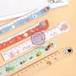 خطکش کریستال فانتزی/پینترستی 15 سانتیمتر کد 44410244 student ins ruler cartoon cute 15cm plastic comic scale painting measuring tool office school supplies