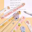 خطکش کریستال فانتزی/پینترستی 15 سانتیمتر کد 44410244 student ins ruler cartoon cute 15cm plastic comic scale painting measuring tool office school supplies