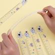 خطکش کریستال فانتزی/پینترستی 15 سانتیمتر کد 44410244 student ins ruler cartoon cute 15cm plastic comic scale painting measuring tool office school supplies