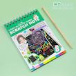 دفتریادداشت و طراحی مشکی مدل اسکرچ نوت بووک کد 41529985 art bundle kids stationery notebook sketch scratch paper drawing note book ideal for school art projects and creative fun