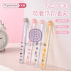 خطکش فانتزی/خط کش پینترستی فانتزی کریستال مدل پنجه گربه کد 78411109 twingo plastic cat paw straight rulers clear cute ruler school student ruler office measuring ruler drafting tools for drawing measuring black