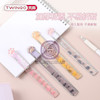 خطکش فانتزی/خط کش پینترستی فانتزی کریستال مدل پنجه گربه کد 78411109 twingo plastic cat paw straight rulers clear cute ruler school student ruler office measuring ruler drafting tools for drawing measuring black